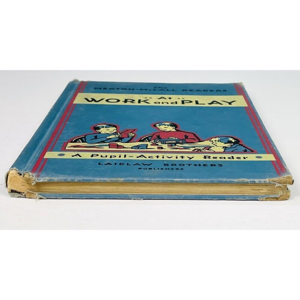 At Work And Play Merton-McCall Pupil Activity Reader School Book 1937 Hardcover - Picture 10 of 10